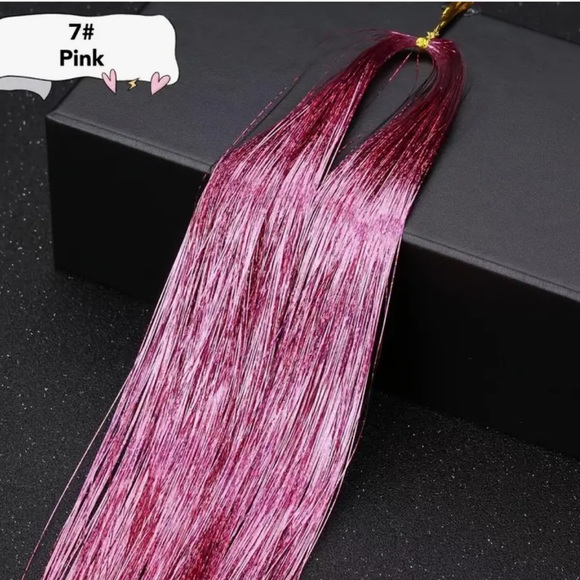 Hair Tinsel, CHOOSE TWO COLORS, Glitter Fairy Hair, NIP🤩, Temporary Hair Color - Picture 7 of 9